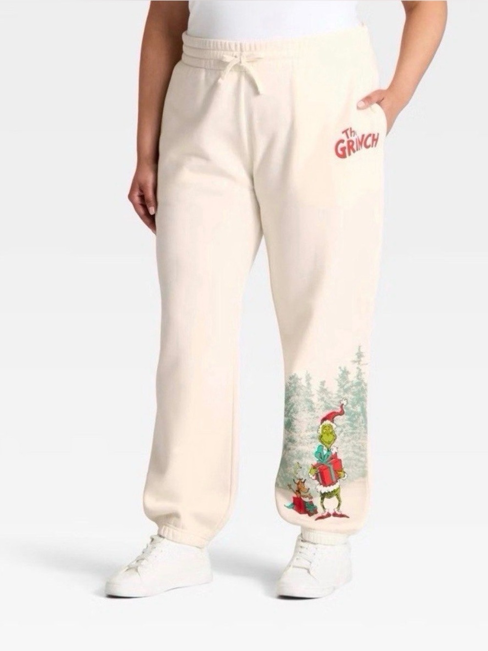 Adult The Grinch Fleece Graphic Joggers